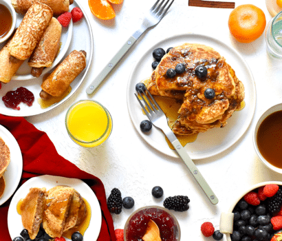Swaggerty's Farm Sausage Holiday Pancake Table 2024